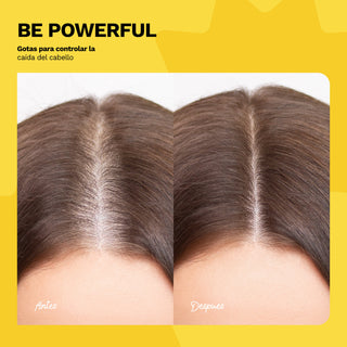 Gotero Control Caída y Estimulante del Crecimiento del Cabello | BE POWERFUL | 4 OZ / 120 ML