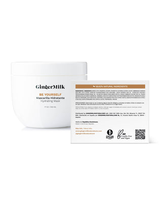 Mascarilla Hidratante | Para Cabellos Rizados, Ondulados y Crespos | BE YOURSELF | 17 OZ / 500 ML
