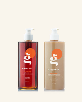 Shampoo y Acondicionador BE HONEST | Set para cabello normal con tendencia grasa