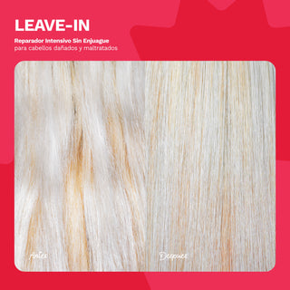 Leave-In Reparador Intensivo sin enjuague para cabellos maltratados | BE BOLD | 8.5 OZ / 250 ML