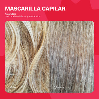 Mascarilla Capilar Reparadora para cabellos dañados y maltratados | BE BOLD | 17 OZ / 500 ML