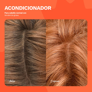 Acondicionador | Para cabello normal tendencia grasa | BE HONEST | 16 OZ / 473 ML
