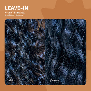 Leave-in | Para Cabellos Rizados, Ondulados y Crespos | BE YOURSELF | 8.5 OZ / 250 ML