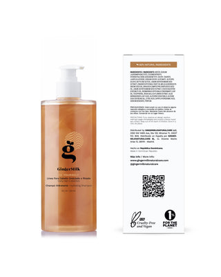 Shampoo Hidratante | Para Cabellos Rizados, Ondulados y Crespos | BE YOURSELF | 16 OZ / 473 ML