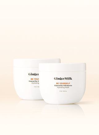 x 2 Mascarilla Hidratante para Cabellos Rizados, Ondulados y Crespos | BE YOURSELF | 17 OZ