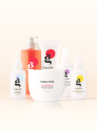 Rutina Capilar Reparación y Nutrición Completa | Kit GINGER MILK MIX