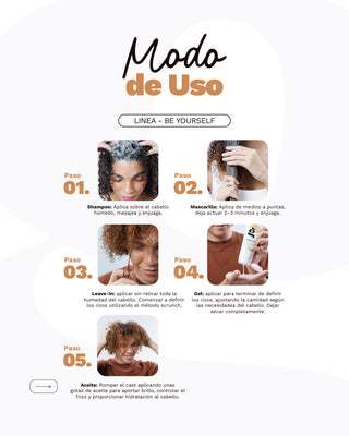 Línea Be Yourself | Kit control y definición de Rizos