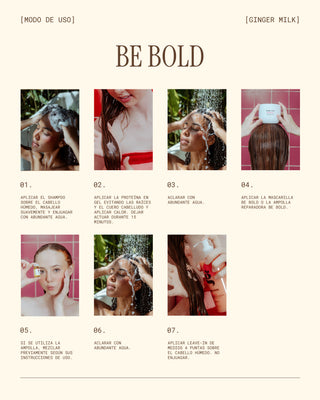 Línea Be Bold | Kit Restaurador Capilar para cabello maltratados/dañados