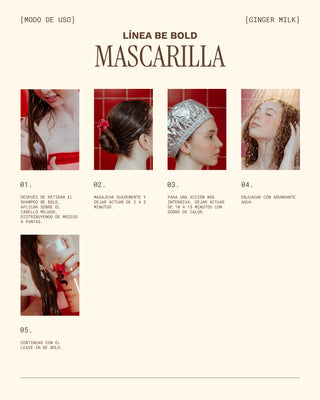 Mascarilla Capilar Reparadora para cabellos dañados y maltratados | BE BOLD | 17 OZ / 500 ML