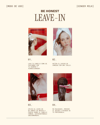 Leave-In sin enjuague | Para cabello normal tendencia grasa | BE HONEST | 8.5OZ / 280ml