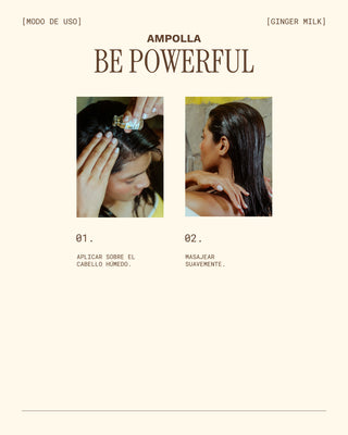 Ampolla Control caída del Cabello con Biotina | BE POWERFUL | 0.5 OZ / 15 ML
