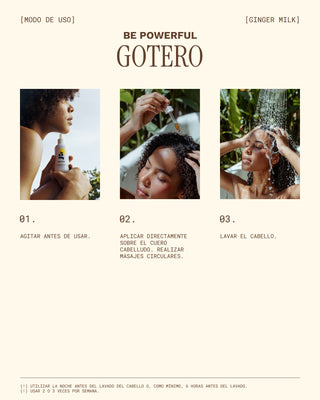 Gotero Control Caída y Estimulante del Crecimiento del Cabello | BE POWERFUL | 4 OZ / 120 ML