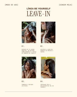 Leave-in | Para Cabellos Rizados, Ondulados y Crespos | BE YOURSELF | 8.5 OZ / 250 ML