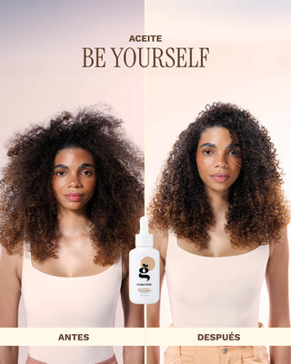 Aceite Finalizador de Rizos | BE YOURSELF | 4 OZ / 120 ML
